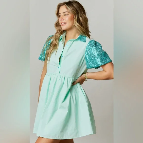 green emerald velvet dress MARTISHA ASYMMETRIC OFF SHOULDER LONG BALLOON SLEEVE SPLIT MAXI DRESS main image 0